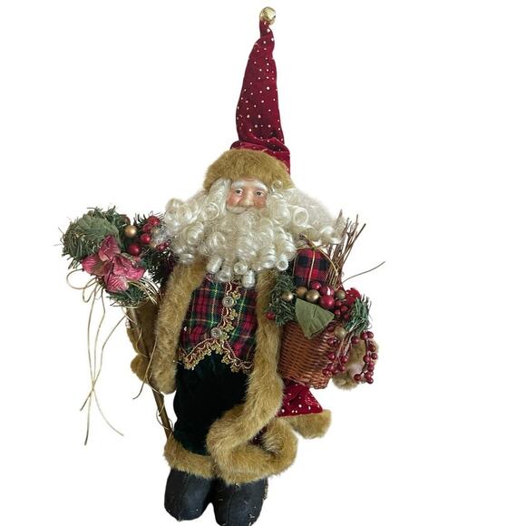 VTG Home Interiors & Gifts Santa Claus 18.5’ Holiday Decorations Christmas time - Picture 2 of 10
